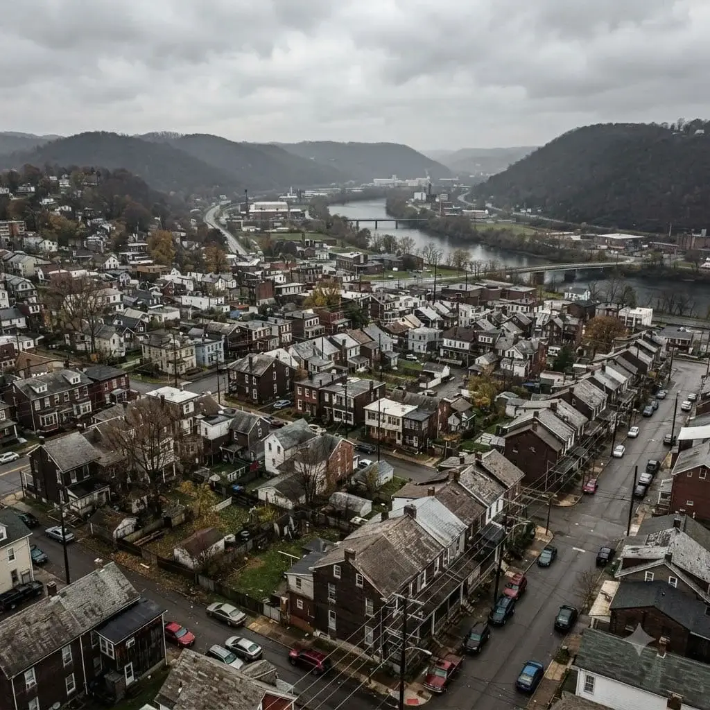 View of Scranton and the Lackawanna Valley