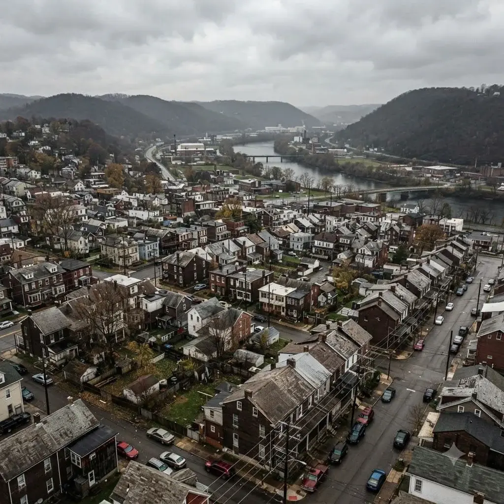 View of Scranton and the Lackawanna Valley